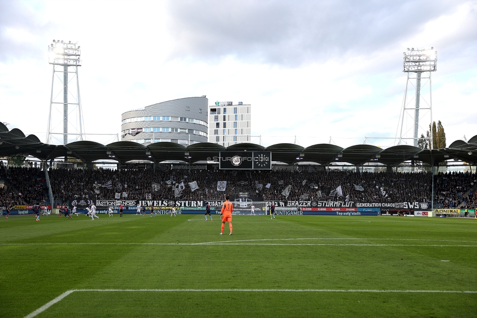 Sturm Graz - Salzburg
Oesterreichische Fussball Bundesliga, 9. Runde, SK Sturm Graz - RB Salzburg, Stadion Liebenau Graz, 06.10.2024. 

Foto zeigt Fans von Sturm
