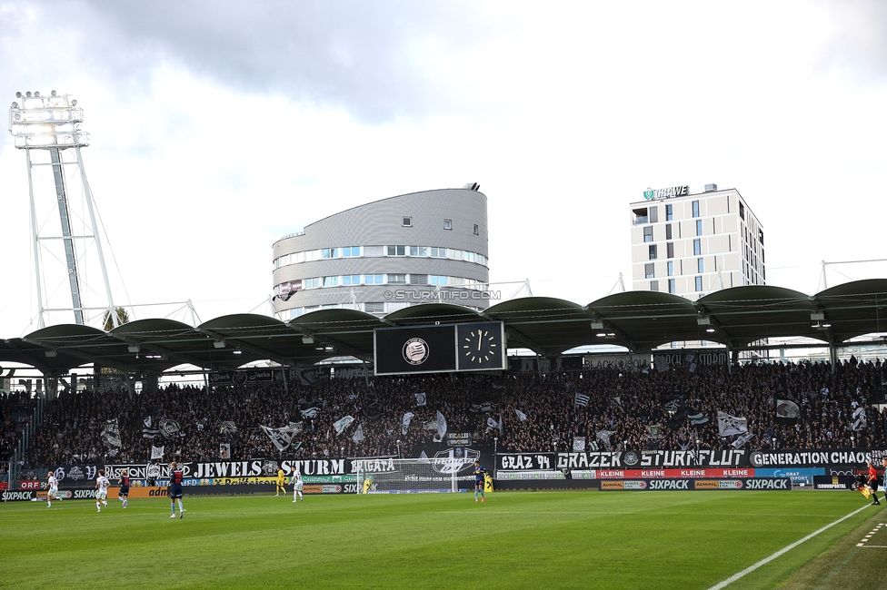 Sturm Graz - Salzburg
Oesterreichische Fussball Bundesliga, 9. Runde, SK Sturm Graz - RB Salzburg, Stadion Liebenau Graz, 06.10.2024. 

Foto zeigt Fans von Sturm
