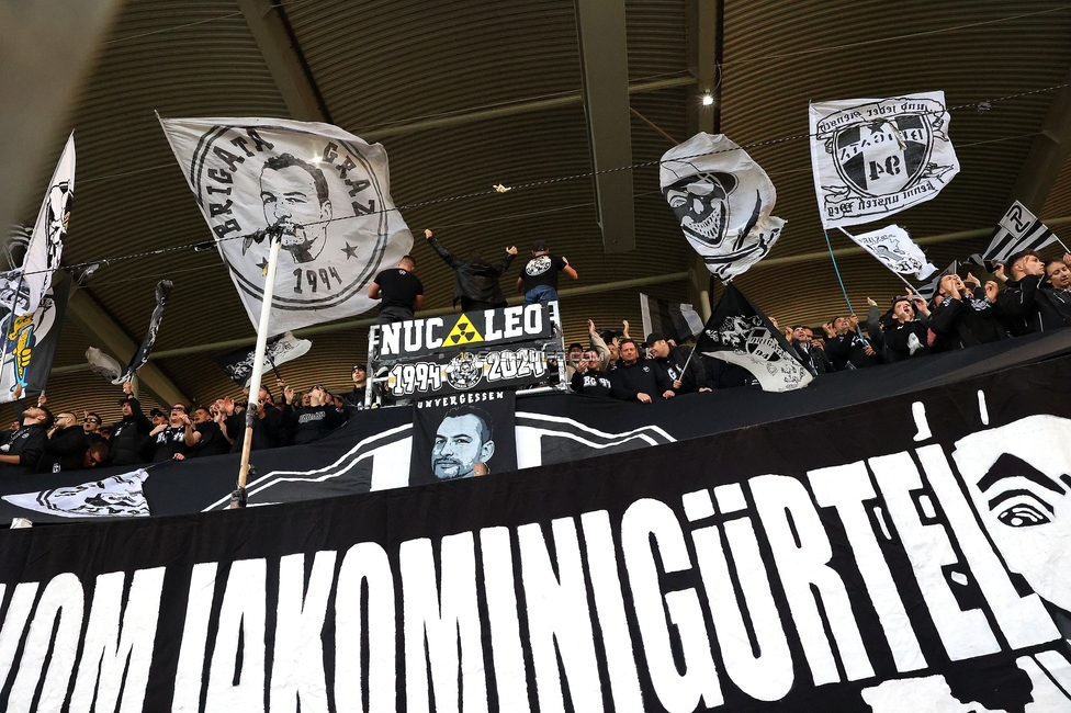 Sturm Graz - Salzburg
Oesterreichische Fussball Bundesliga, 9. Runde, SK Sturm Graz - RB Salzburg, Stadion Liebenau Graz, 06.10.2024. 

Foto zeigt Fans von Sturm
