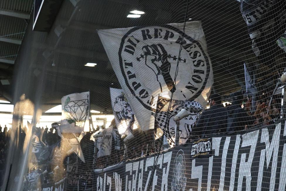 Sturm Graz - Salzburg
Oesterreichische Fussball Bundesliga, 9. Runde, SK Sturm Graz - RB Salzburg, Stadion Liebenau Graz, 06.10.2024. 

Foto zeigt Fans von Sturm
