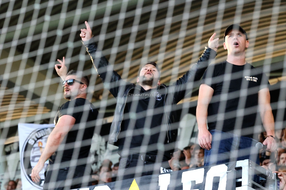 Sturm Graz - Salzburg
Oesterreichische Fussball Bundesliga, 9. Runde, SK Sturm Graz - RB Salzburg, Stadion Liebenau Graz, 06.10.2024. 

Foto zeigt Fans von Sturm
