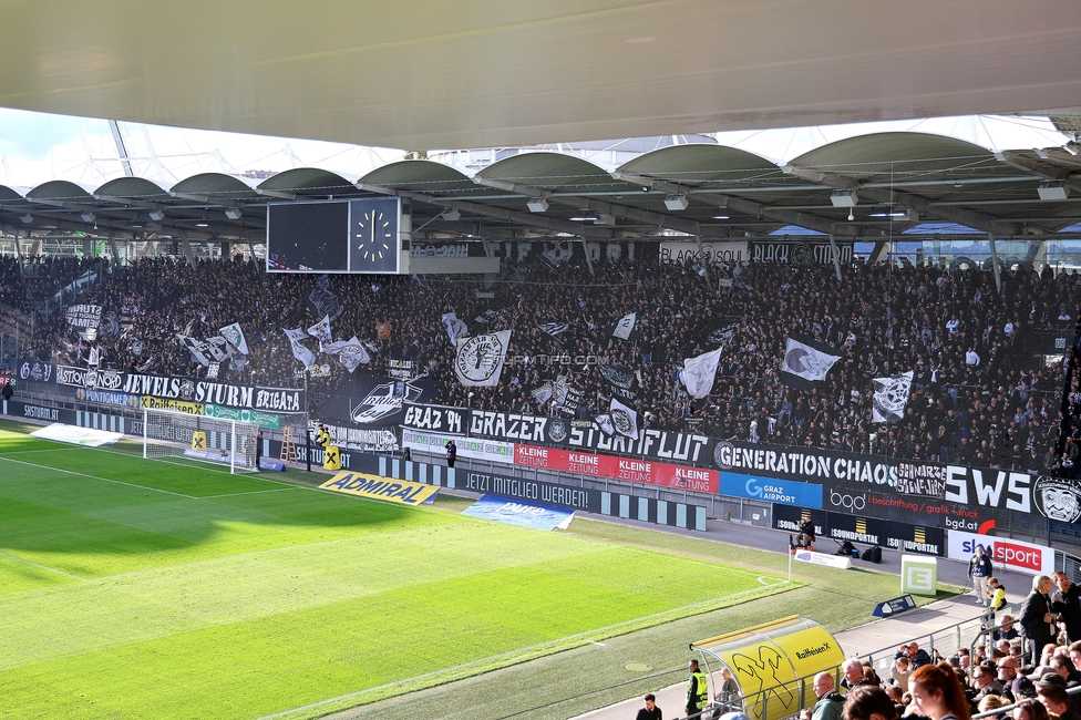 Sturm Graz - Salzburg
Oesterreichische Fussball Bundesliga, 9. Runde, SK Sturm Graz - RB Salzburg, Stadion Liebenau Graz, 06.10.2024. 

Foto zeigt Fans von Sturm
