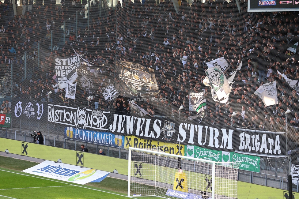 Sturm Graz - Salzburg
Oesterreichische Fussball Bundesliga, 9. Runde, SK Sturm Graz - RB Salzburg, Stadion Liebenau Graz, 06.10.2024. 

Foto zeigt Fans von Sturm
