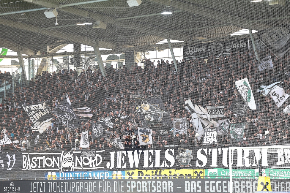 Sturm Graz - Salzburg
Oesterreichische Fussball Bundesliga, 9. Runde, SK Sturm Graz - RB Salzburg, Stadion Liebenau Graz, 06.10.2024. 

Foto zeigt Fans von Sturm
