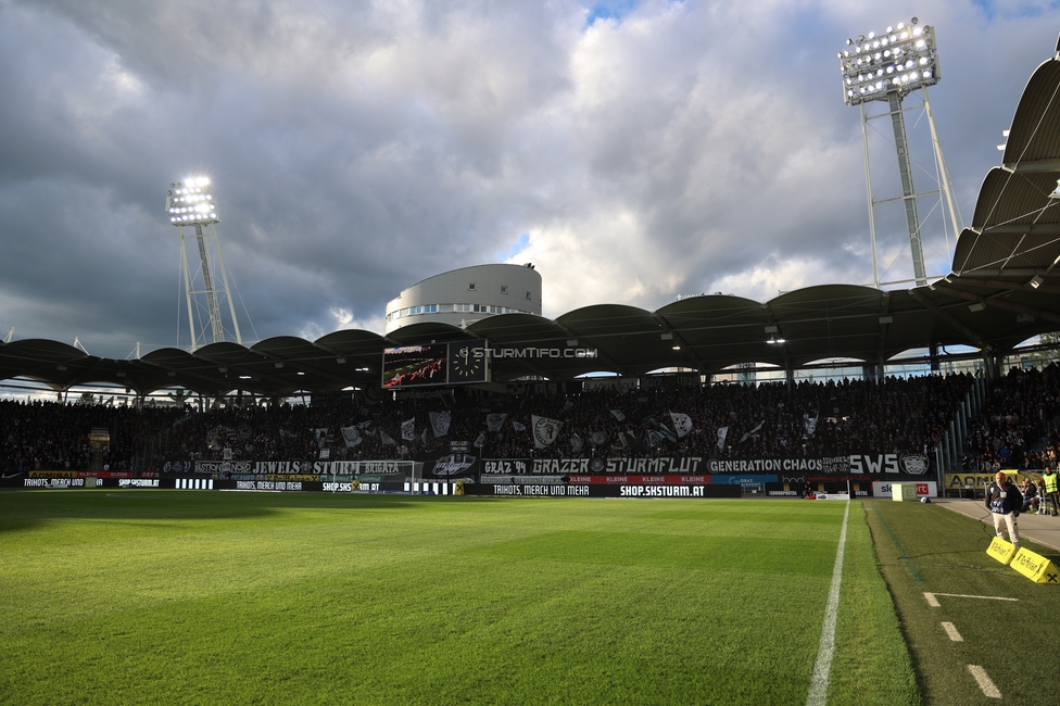 Sturm Graz - Salzburg
Oesterreichische Fussball Bundesliga, 9. Runde, SK Sturm Graz - RB Salzburg, Stadion Liebenau Graz, 06.10.2024. 

Foto zeigt Fans von Sturm
