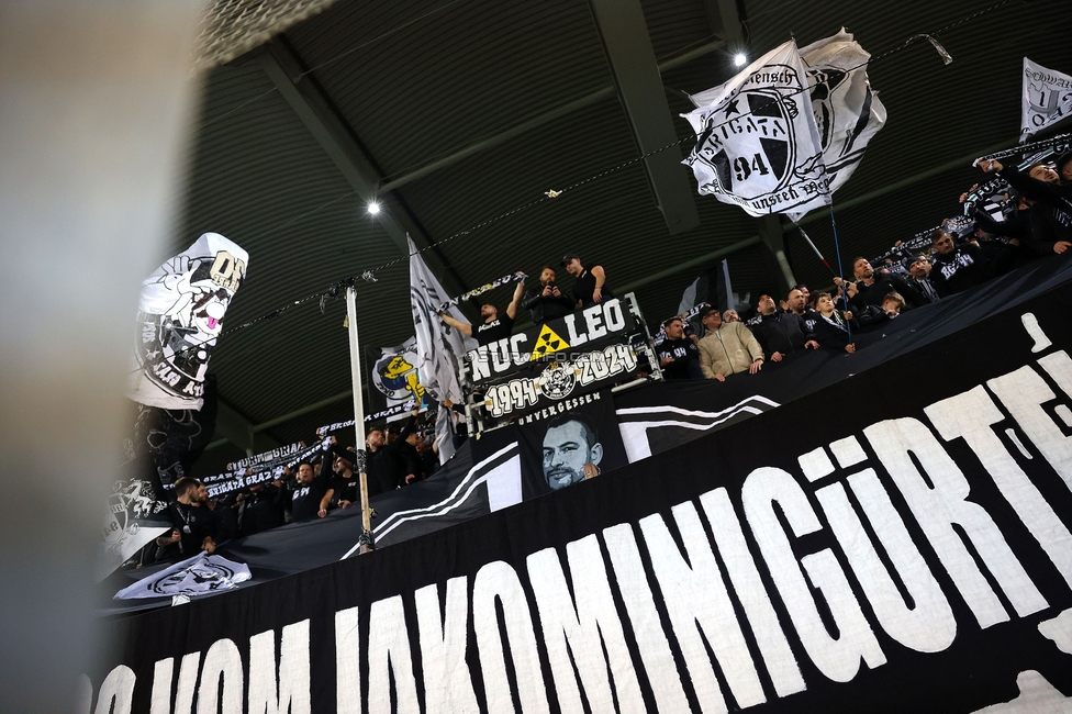 Sturm Graz - Salzburg
Oesterreichische Fussball Bundesliga, 9. Runde, SK Sturm Graz - RB Salzburg, Stadion Liebenau Graz, 06.10.2024. 

Foto zeigt Fans von Sturm
