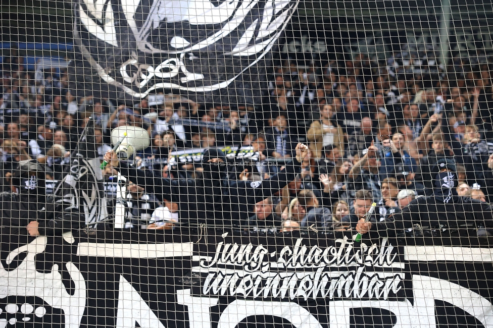 Sturm Graz - Salzburg
Oesterreichische Fussball Bundesliga, 9. Runde, SK Sturm Graz - RB Salzburg, Stadion Liebenau Graz, 06.10.2024. 

Foto zeigt Fans von Sturm
