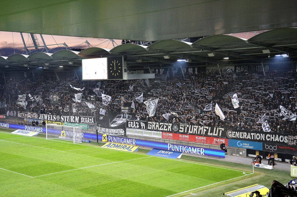 Sturm Graz - Salzburg
Oesterreichische Fussball Bundesliga, 9. Runde, SK Sturm Graz - RB Salzburg, Stadion Liebenau Graz, 06.10.2024. 

Foto zeigt Fans von Sturm
