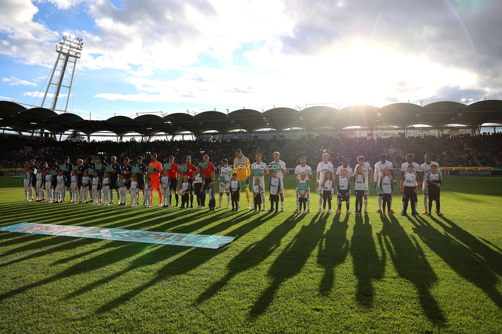 Sturm Graz - Salzburg
Oesterreichische Fussball Bundesliga, 9. Runde, SK Sturm Graz - RB Salzburg, Stadion Liebenau Graz, 06.10.2024. 

Foto zeigt die Mannschaft von Sturm
