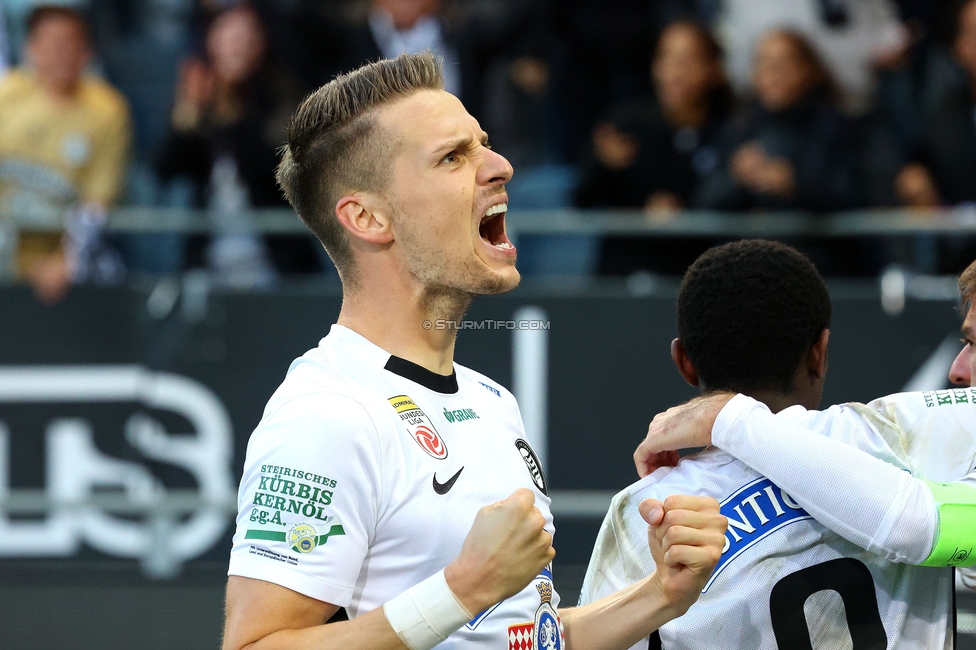 Sturm Graz - Salzburg
Oesterreichische Fussball Bundesliga, 9. Runde, SK Sturm Graz - RB Salzburg, Stadion Liebenau Graz, 06.10.2024. 

Foto zeigt Dimitri Lavalee (Sturm)
