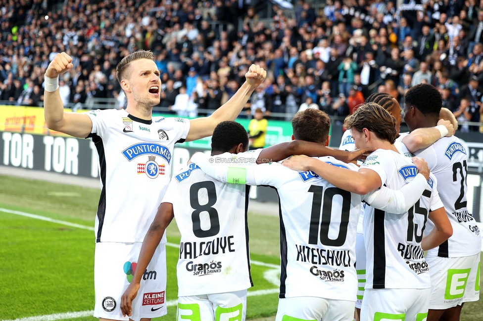 Sturm Graz - Salzburg
Oesterreichische Fussball Bundesliga, 9. Runde, SK Sturm Graz - RB Salzburg, Stadion Liebenau Graz, 06.10.2024. 

Foto zeigt Dimitri Lavalee (Sturm)
