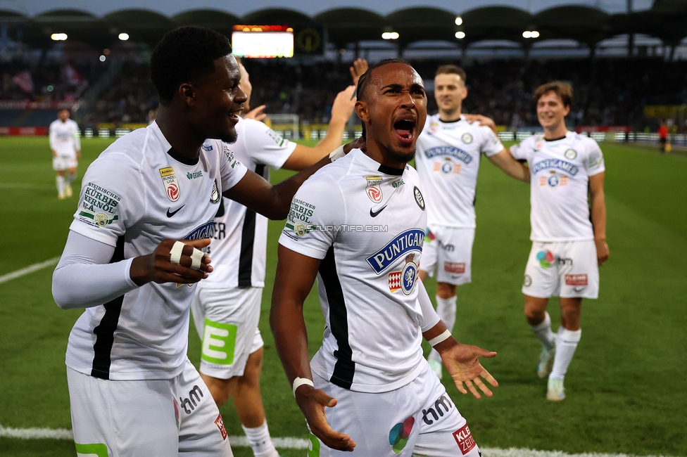 Sturm Graz - Salzburg
Oesterreichische Fussball Bundesliga, 9. Runde, SK Sturm Graz - RB Salzburg, Stadion Liebenau Graz, 06.10.2024. 

Foto zeigt Emanuel Aiwu (Sturm)
