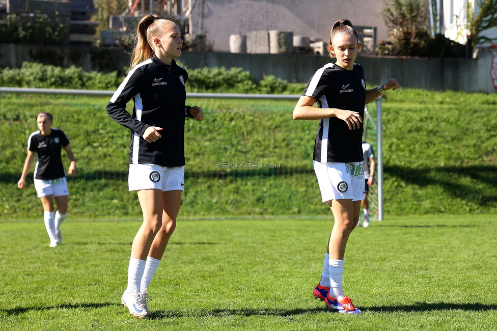 Sturm Damen - Altach
OEFB Frauen Bundesliga, 6. Runde, SK Sturm Graz Damen - SCR Altach, MURAUER Bier Arena - StFV Graz, 06.10.2024. 

Foto zeigt Lena Breznik (Sturm Damen)
