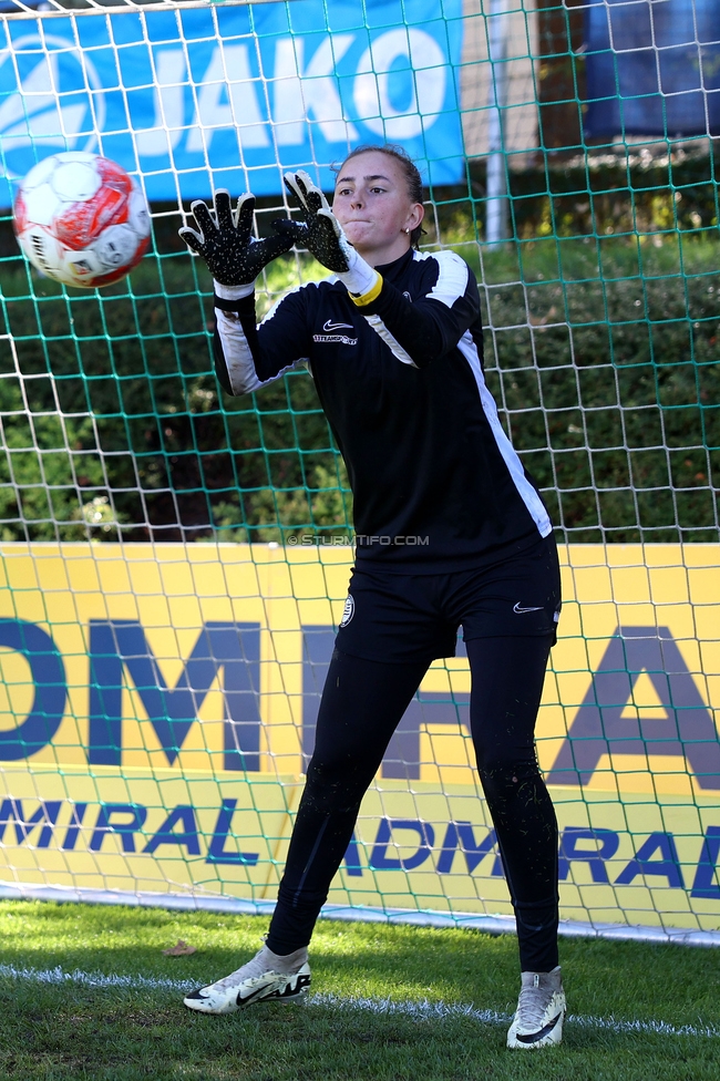 Sturm Damen - Altach
OEFB Frauen Bundesliga, 6. Runde, SK Sturm Graz Damen - SCR Altach, MURAUER Bier Arena - StFV Graz, 06.10.2024. 

Foto zeigt Lourdes Romero (Sturm Damen)
