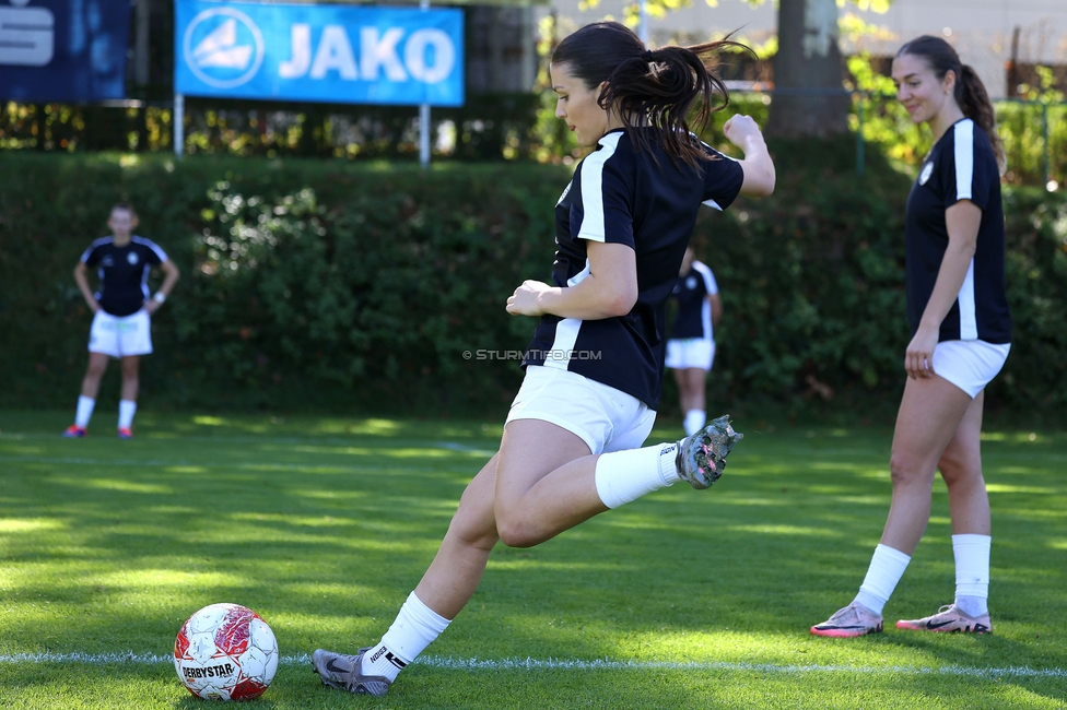 Sturm Damen - Altach
OEFB Frauen Bundesliga, 6. Runde, SK Sturm Graz Damen - SCR Altach, MURAUER Bier Arena - StFV Graz, 06.10.2024. 

Foto zeigt Marie Spiess (Sturm Damen)
