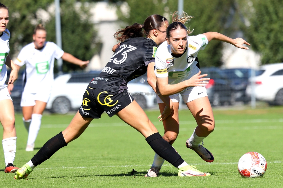 Sturm Damen - Altach
OEFB Frauen Bundesliga, 6. Runde, SK Sturm Graz Damen - SCR Altach, MURAUER Bier Arena - StFV Graz, 06.10.2024. 

Foto zeigt Modesta Uka (Sturm Damen)
