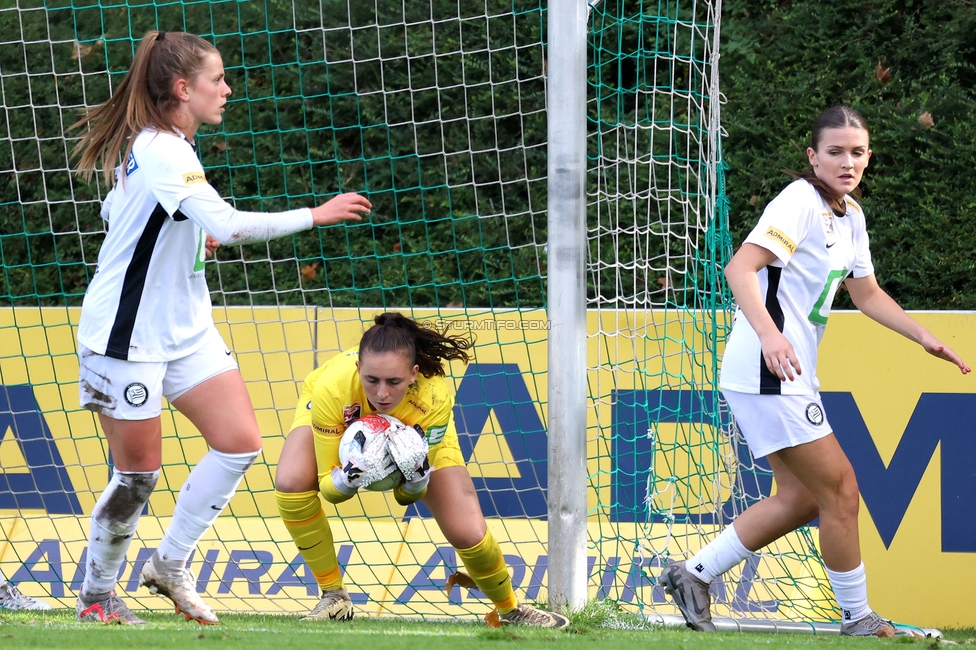 Sturm Damen - Altach
OEFB Frauen Bundesliga, 6. Runde, SK Sturm Graz Damen - SCR Altach, MURAUER Bier Arena - StFV Graz, 06.10.2024. 

Foto zeigt Lourdes Romero (Sturm Damen)
