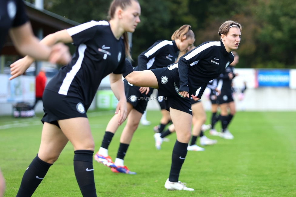 Sturm Damen - LASK
OEFB Frauen Bundesliga, 7. Runde, SK Sturm Graz Damen - LASK Damen, Anton Koch Stadion Hollenegg, 12.10.2024. 

Foto zeigt Pauline Deutsch (Sturm Damen)
