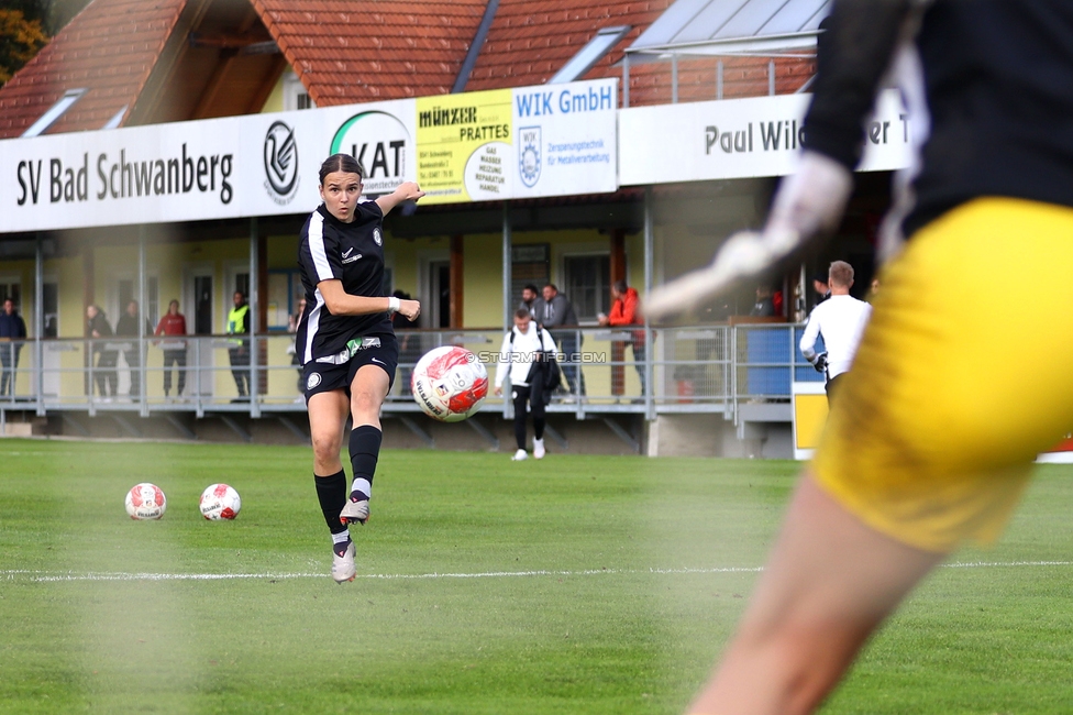 Sturm Damen - LASK
OEFB Frauen Bundesliga, 7. Runde, SK Sturm Graz Damen - LASK Damen, Anton Koch Stadion Hollenegg, 12.10.2024. 

Foto zeigt Leonie Christin Tragl (Sturm Damen)
