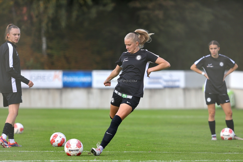 Sturm Damen - LASK
OEFB Frauen Bundesliga, 7. Runde, SK Sturm Graz Damen - LASK Damen, Anton Koch Stadion Hollenegg, 12.10.2024. 

Foto zeigt Sandra Jakobsen (Sturm Damen)
