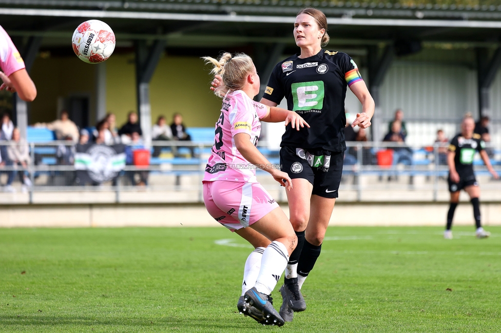 Sturm Damen - LASK
OEFB Frauen Bundesliga, 7. Runde, SK Sturm Graz Damen - LASK Damen, Anton Koch Stadion Hollenegg, 12.10.2024. 

Foto zeigt Sophie Maierhofer (Sturm Damen)
