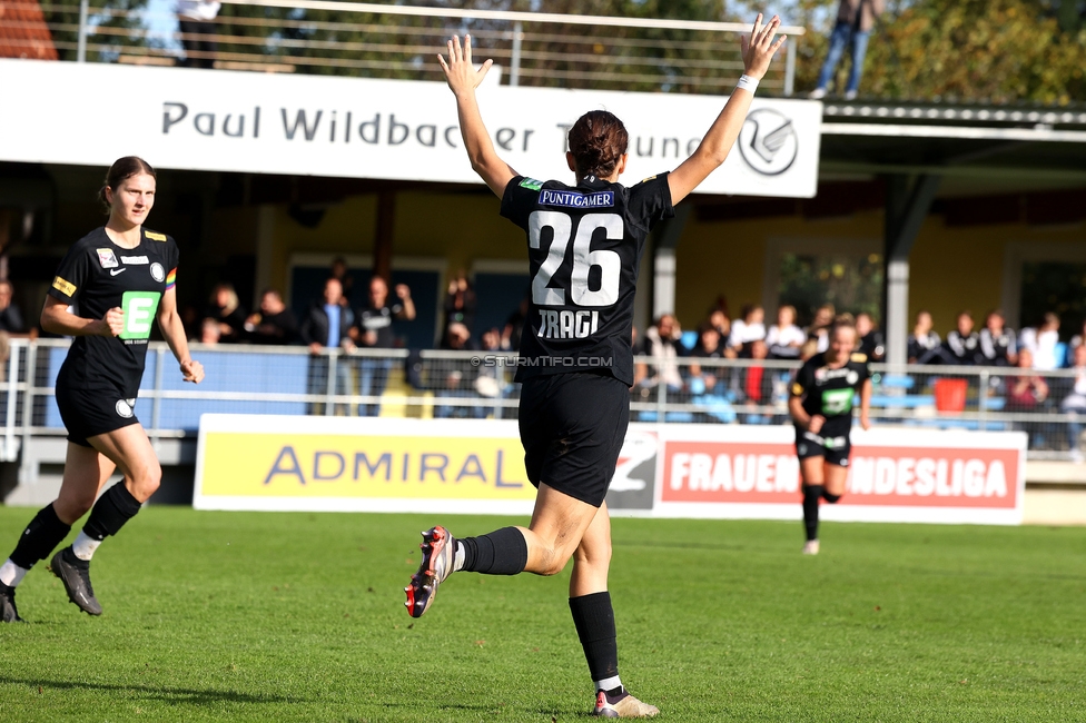 Sturm Damen - LASK
OEFB Frauen Bundesliga, 7. Runde, SK Sturm Graz Damen - LASK Damen, Anton Koch Stadion Hollenegg, 12.10.2024. 

Foto zeigt Leonie Christin Tragl (Sturm Damen)
