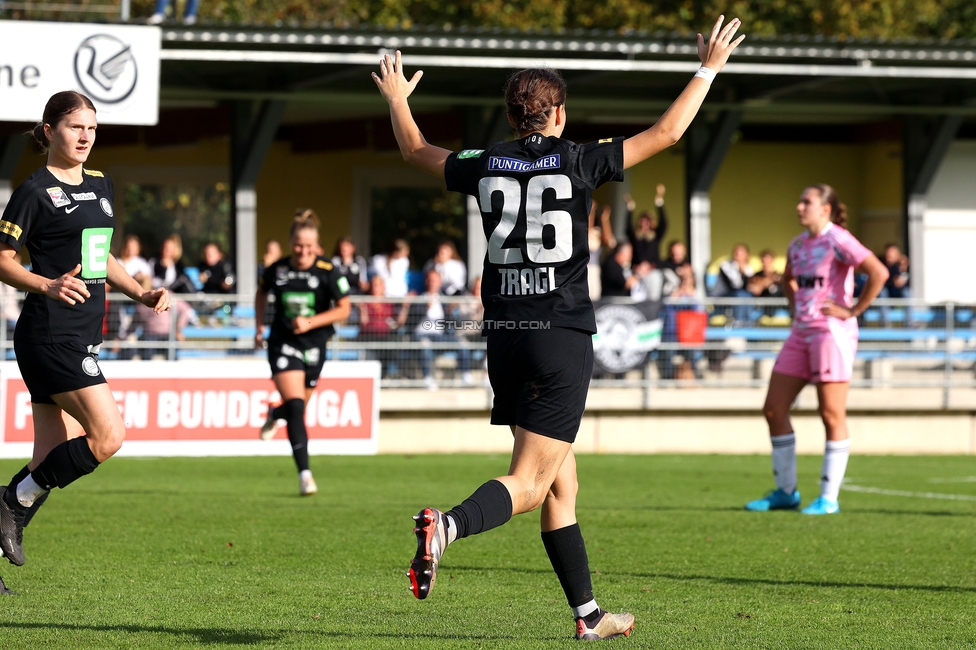 Sturm Damen - LASK
OEFB Frauen Bundesliga, 7. Runde, SK Sturm Graz Damen - LASK Damen, Anton Koch Stadion Hollenegg, 12.10.2024. 

Foto zeigt Leonie Christin Tragl (Sturm Damen)
