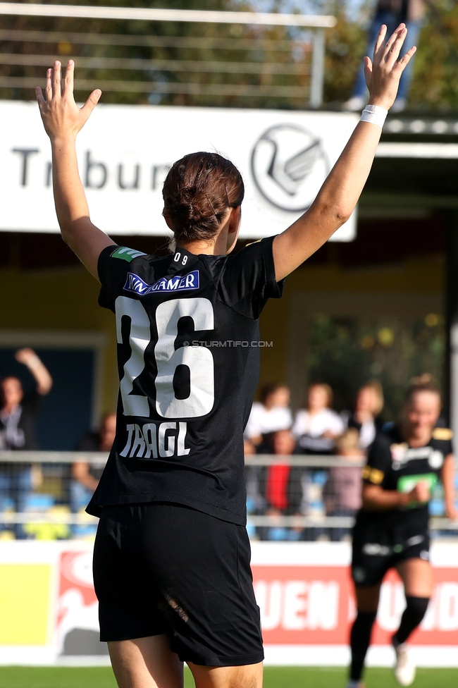 Sturm Damen - LASK
OEFB Frauen Bundesliga, 7. Runde, SK Sturm Graz Damen - LASK Damen, Anton Koch Stadion Hollenegg, 12.10.2024. 

Foto zeigt Leonie Christin Tragl (Sturm Damen)
