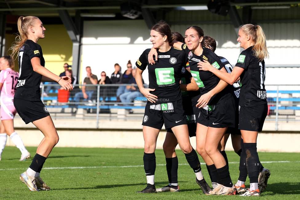 Sturm Damen - LASK
OEFB Frauen Bundesliga, 7. Runde, SK Sturm Graz Damen - LASK Damen, Anton Koch Stadion Hollenegg, 12.10.2024. 

Foto zeigt Sophie Maierhofer (Sturm Damen)
