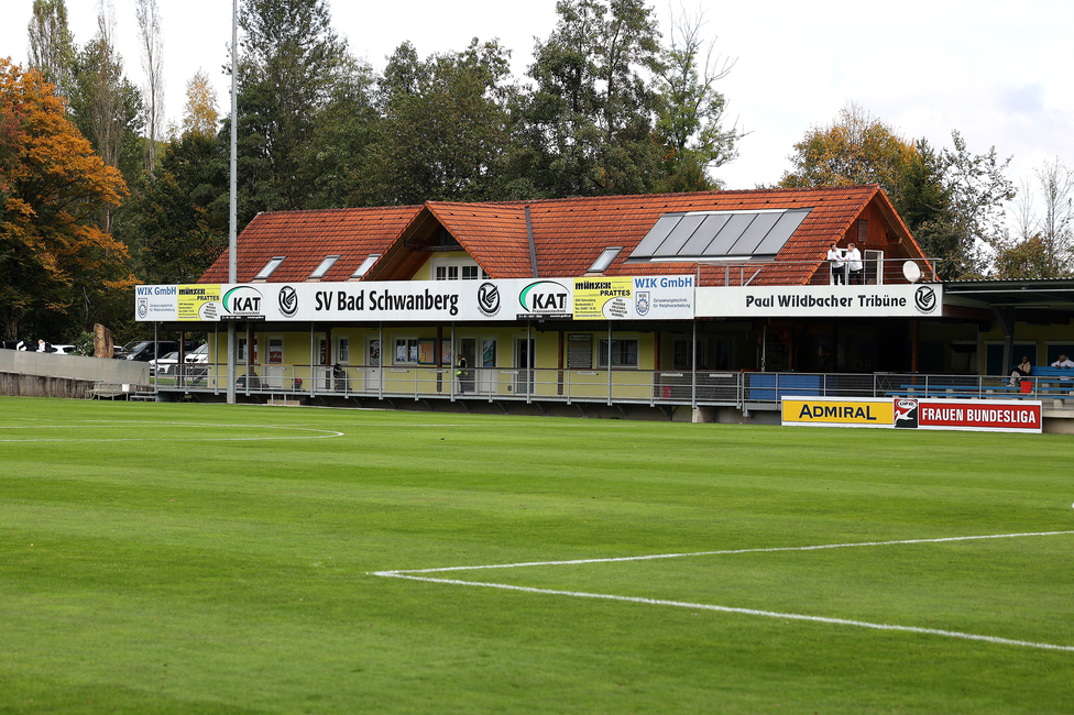 Sturm Damen - LASK
OEFB Frauen Bundesliga, 7. Runde, SK Sturm Graz Damen - LASK Damen, Anton Koch Stadion Hollenegg, 12.10.2024. 

Foto zeigt das Anton Koch Stadion Hollenegg
