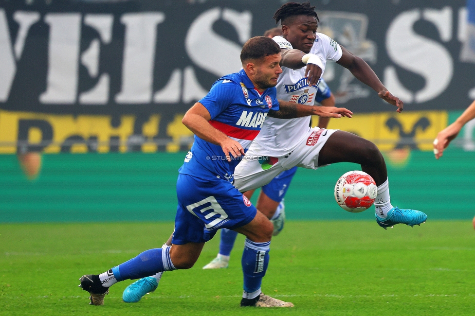 Sturm Graz - GAK
Oesterreichische Fussball Bundesliga, 10. Runde, SK Sturm Graz - Grazer AK, Stadion Liebenau Graz, 19.10.2024. 

Foto zeigt Seedy Jatta (Sturm)
