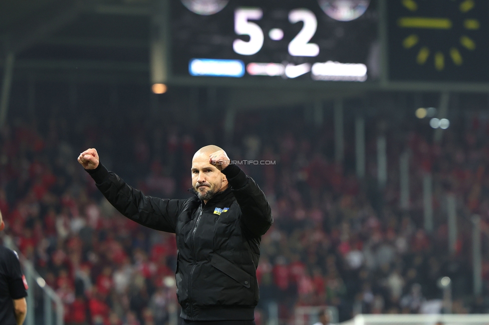 Sturm Graz - GAK
Oesterreichische Fussball Bundesliga, 10. Runde, SK Sturm Graz - Grazer AK, Stadion Liebenau Graz, 19.10.2024. 

Foto zeigt Christian Ilzer (Cheftrainer Sturm)
