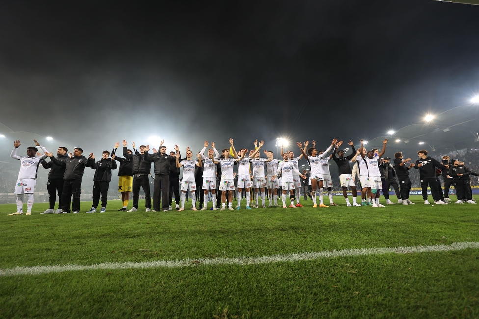 Sturm Graz - GAK
Oesterreichische Fussball Bundesliga, 10. Runde, SK Sturm Graz - Grazer AK, Stadion Liebenau Graz, 19.10.2024. 

Foto zeigt die Mannschaft von Sturm
