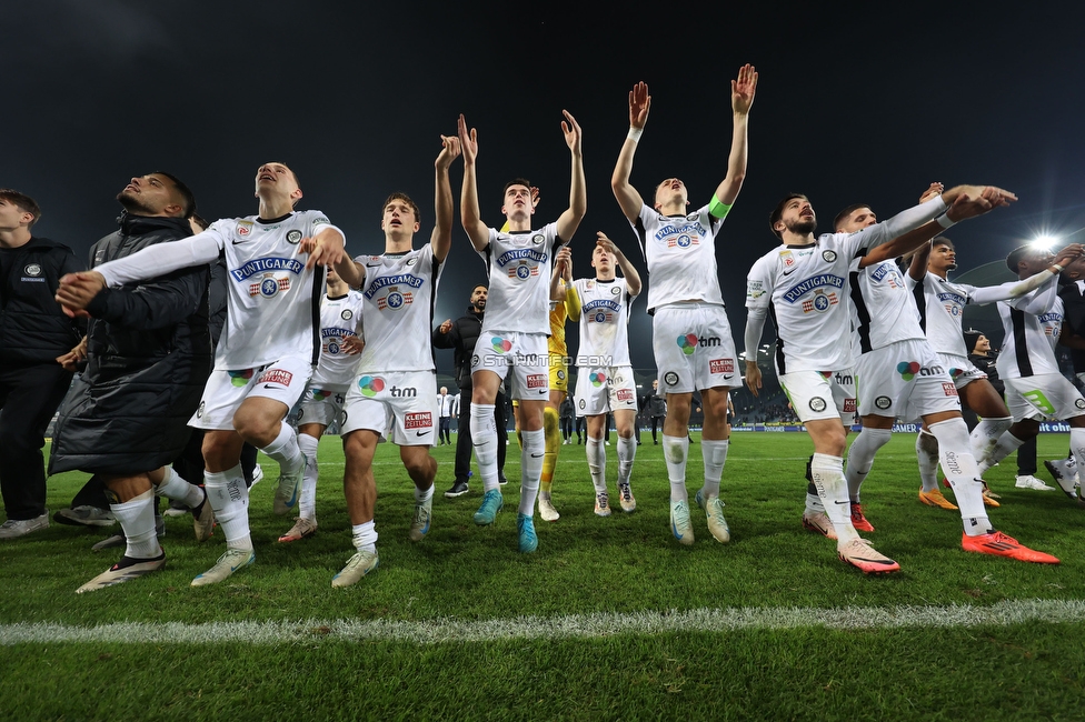 Sturm Graz - GAK
Oesterreichische Fussball Bundesliga, 10. Runde, SK Sturm Graz - Grazer AK, Stadion Liebenau Graz, 19.10.2024. 

Foto zeigt die Mannschaft von Sturm
