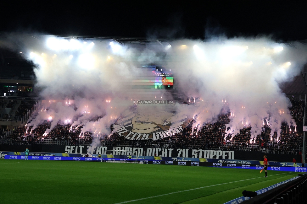 LASK - Sturm Graz
Oesterreichische Fussball Bundesliga, 1. Runde, LASK - SK Sturm Graz, Arena Linz, 27.10.2024. 

Foto zeigt Fans von LASK
Schlüsselwörter: pyrotechnik