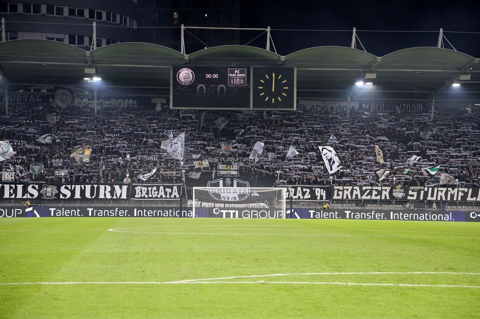 Sturm Graz - Blau-Weiss Linz
OEFB Cup, 3. Runde, SK Sturm Graz - Blau-Weiss Linz, Stadion Liebenau Graz, 30.10.2024. 

Foto zeigt Fans von Sturm
Schlüsselwörter: schals