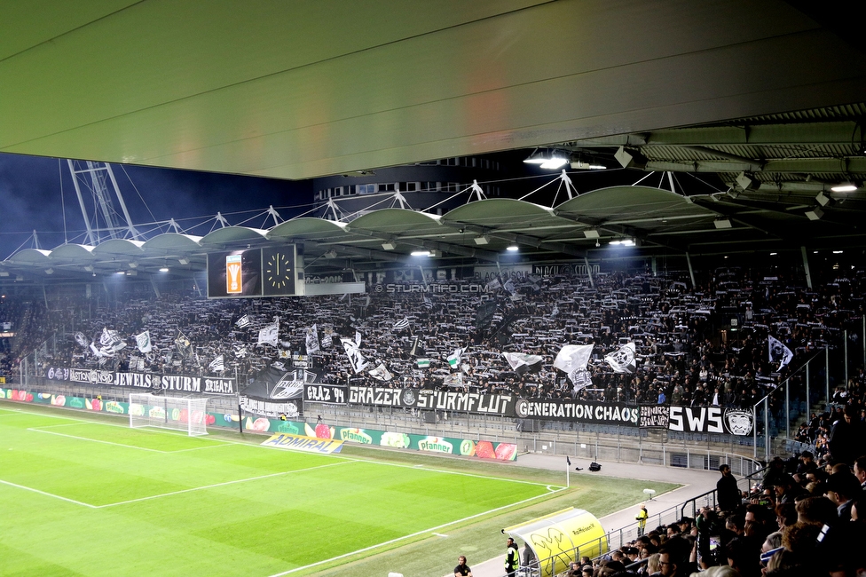 Sturm Graz - Blau-Weiss Linz
OEFB Cup, 3. Runde, SK Sturm Graz - Blau-Weiss Linz, Stadion Liebenau Graz, 30.10.2024. 

Foto zeigt Fans von Sturm
Schlüsselwörter: schals