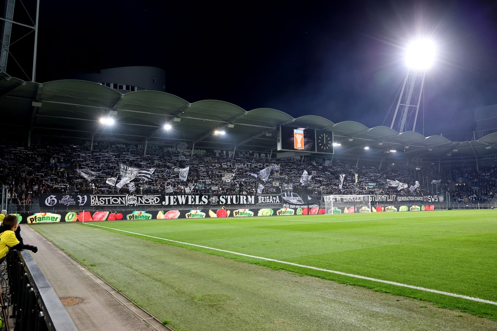 Sturm Graz - Blau-Weiss Linz
OEFB Cup, 3. Runde, SK Sturm Graz - Blau-Weiss Linz, Stadion Liebenau Graz, 30.10.2024. 

Foto zeigt Fans von Sturm
Schlüsselwörter: schals