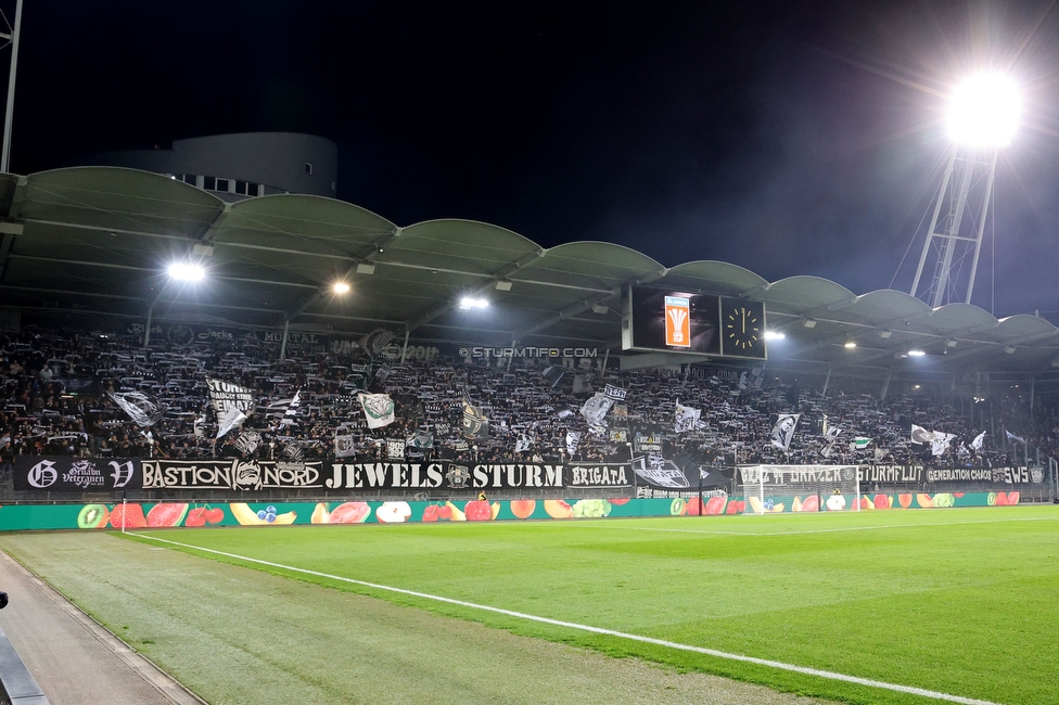 Sturm Graz - Blau-Weiss Linz
OEFB Cup, 3. Runde, SK Sturm Graz - Blau-Weiss Linz, Stadion Liebenau Graz, 30.10.2024. 

Foto zeigt Fans von Sturm
Schlüsselwörter: schals