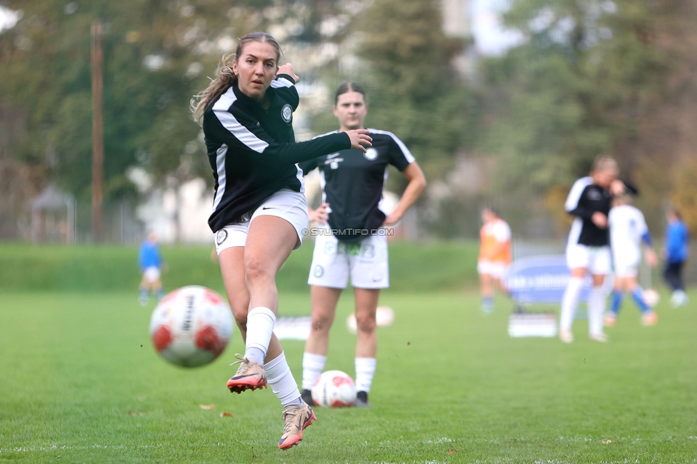 Sturm Damen - Lustenau
OEFB Frauen Bundesliga, 9. Runde, SK Sturm Graz Damen - SPG FC Lustenau FC Dornbirn Ladies, MURAUER Bier Arena - StFV Graz, 03.11.2024. 

Foto zeigt Modesta Uka (Sturm Damen)
