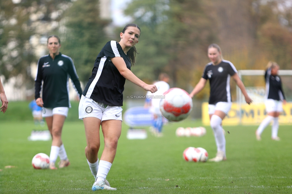 Sturm Damen - Lustenau
OEFB Frauen Bundesliga, 9. Runde, SK Sturm Graz Damen - SPG FC Lustenau FC Dornbirn Ladies, MURAUER Bier Arena - StFV Graz, 03.11.2024. 

Foto zeigt Marie Spiess (Sturm Damen)
