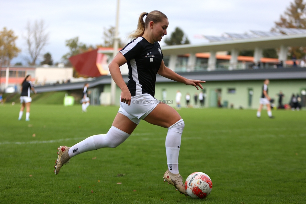 Sturm Damen - Lustenau
OEFB Frauen Bundesliga, 9. Runde, SK Sturm Graz Damen - SPG FC Lustenau FC Dornbirn Ladies, MURAUER Bier Arena - StFV Graz, 03.11.2024. 

Foto zeigt Anna Wirnsberger (Sturm Damen)
