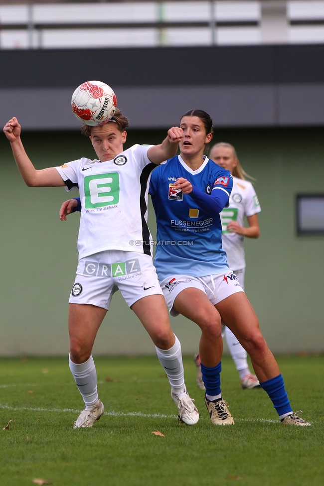 Sturm Damen - Lustenau
OEFB Frauen Bundesliga, 9. Runde, SK Sturm Graz Damen - SPG FC Lustenau FC Dornbirn Ladies, MURAUER Bier Arena - StFV Graz, 03.11.2024. 

Foto zeigt Pauline Deutsch (Sturm Damen)
