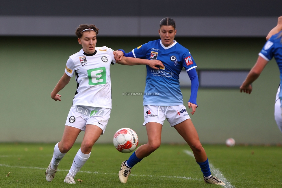 Sturm Damen - Lustenau
OEFB Frauen Bundesliga, 9. Runde, SK Sturm Graz Damen - SPG FC Lustenau FC Dornbirn Ladies, MURAUER Bier Arena - StFV Graz, 03.11.2024. 

Foto zeigt Pauline Deutsch (Sturm Damen)
