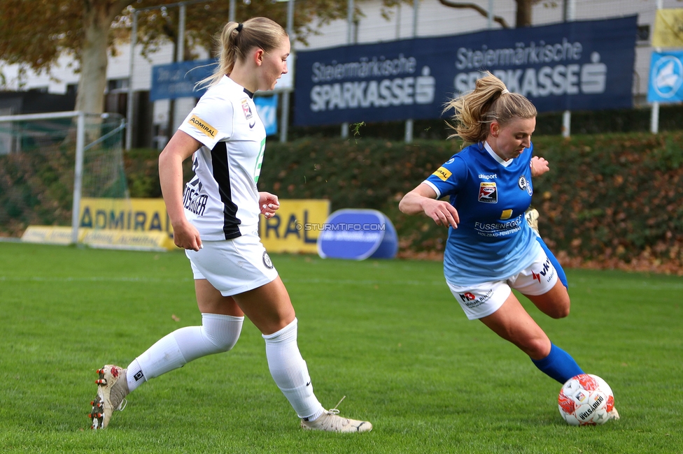 Sturm Damen - Lustenau
OEFB Frauen Bundesliga, 9. Runde, SK Sturm Graz Damen - SPG FC Lustenau FC Dornbirn Ladies, MURAUER Bier Arena - StFV Graz, 03.11.2024. 

Foto zeigt Anna Wirnsberger (Sturm Damen)
