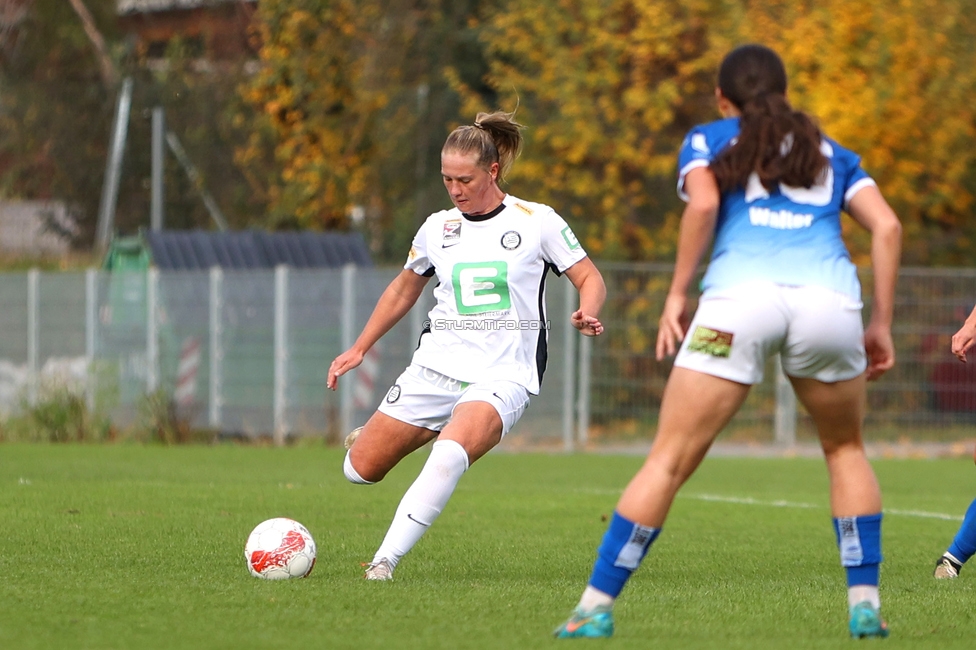 Sturm Damen - Lustenau
OEFB Frauen Bundesliga, 9. Runde, SK Sturm Graz Damen - SPG FC Lustenau FC Dornbirn Ladies, MURAUER Bier Arena - StFV Graz, 03.11.2024. 

Foto zeigt Laura Lillholm-Petersen (Sturm Damen)
