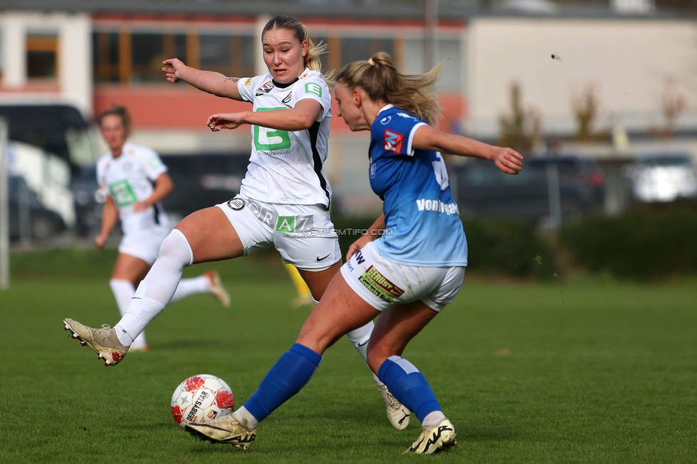 Sturm Damen - Lustenau
OEFB Frauen Bundesliga, 9. Runde, SK Sturm Graz Damen - SPG FC Lustenau FC Dornbirn Ladies, MURAUER Bier Arena - StFV Graz, 03.11.2024. 

Foto zeigt Anna Wirnsberger (Sturm Damen)
