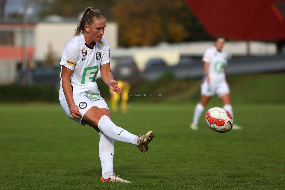 Sturm Damen - Lustenau
OEFB Frauen Bundesliga, 9. Runde, SK Sturm Graz Damen - SPG FC Lustenau FC Dornbirn Ladies, MURAUER Bier Arena - StFV Graz, 03.11.2024. 

Foto zeigt Laura Lillholm-Petersen (Sturm Damen)
