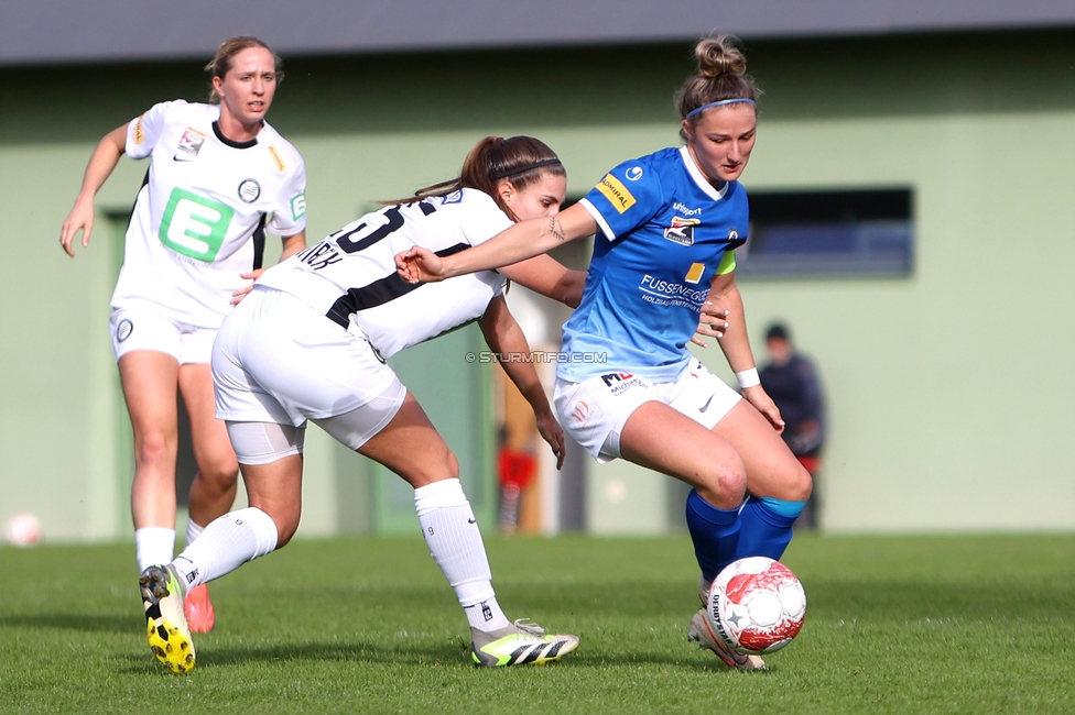 Sturm Damen - Lustenau
OEFB Frauen Bundesliga, 9. Runde, SK Sturm Graz Damen - SPG FC Lustenau FC Dornbirn Ladies, MURAUER Bier Arena - StFV Graz, 03.11.2024. 

Foto zeigt Marie Spiess (Sturm Damen)
