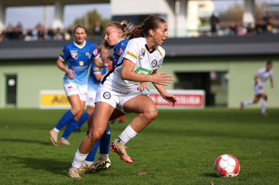 Sturm Damen - Lustenau
OEFB Frauen Bundesliga, 9. Runde, SK Sturm Graz Damen - SPG FC Lustenau FC Dornbirn Ladies, MURAUER Bier Arena - StFV Graz, 03.11.2024. 

Foto zeigt Modesta Uka (Sturm Damen)
